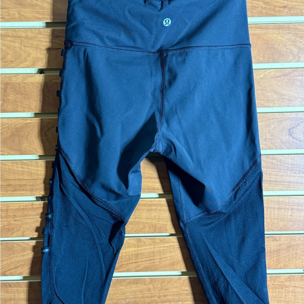lululemon athletica Black Capris with High Waistband
